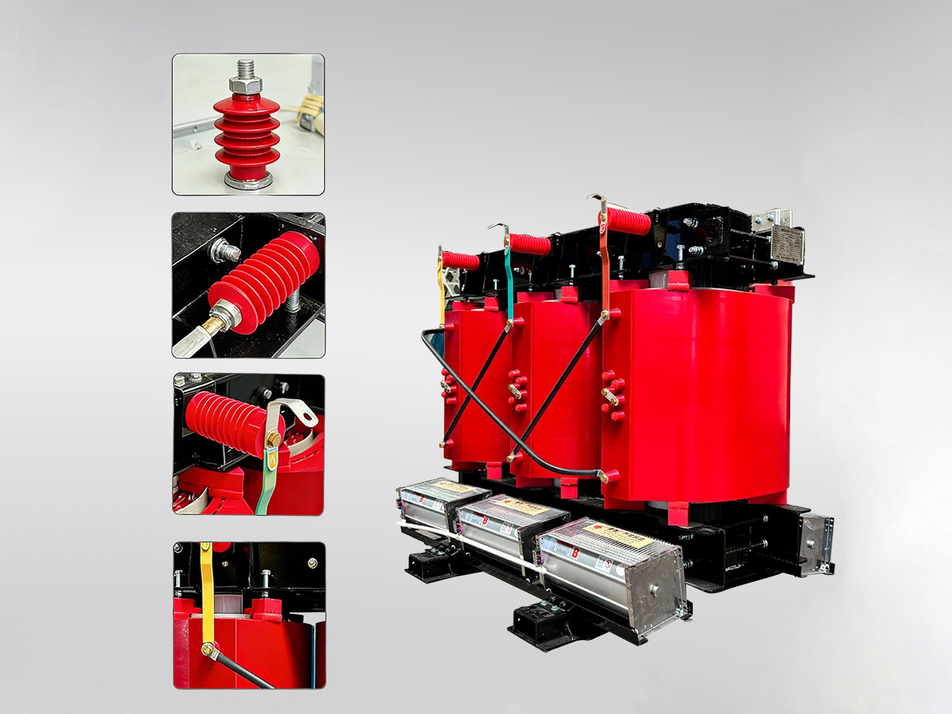 Class F insulated indoor dry-type power transformer