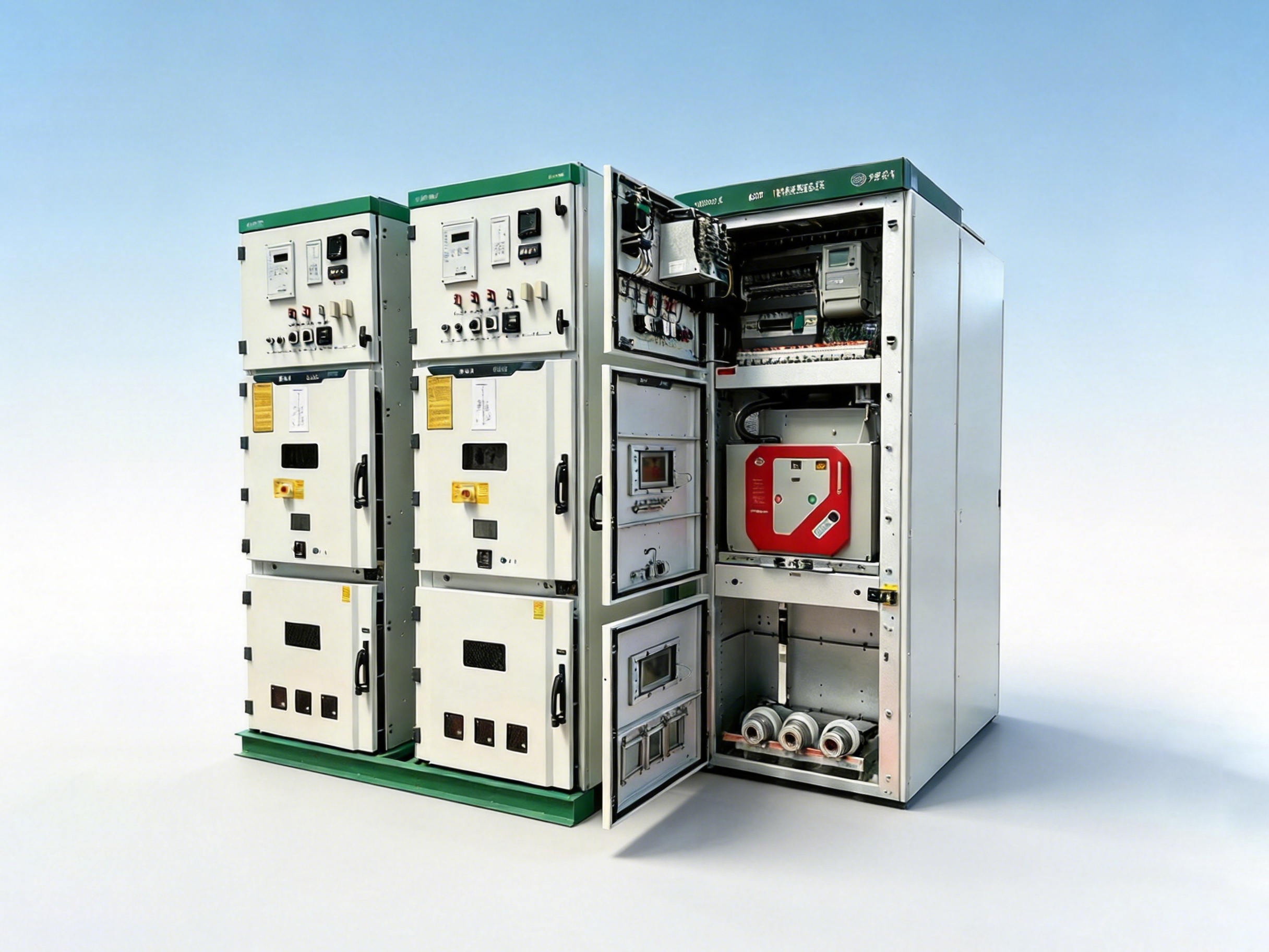 Compact indoor high and low voltage complete distribution cabinet body